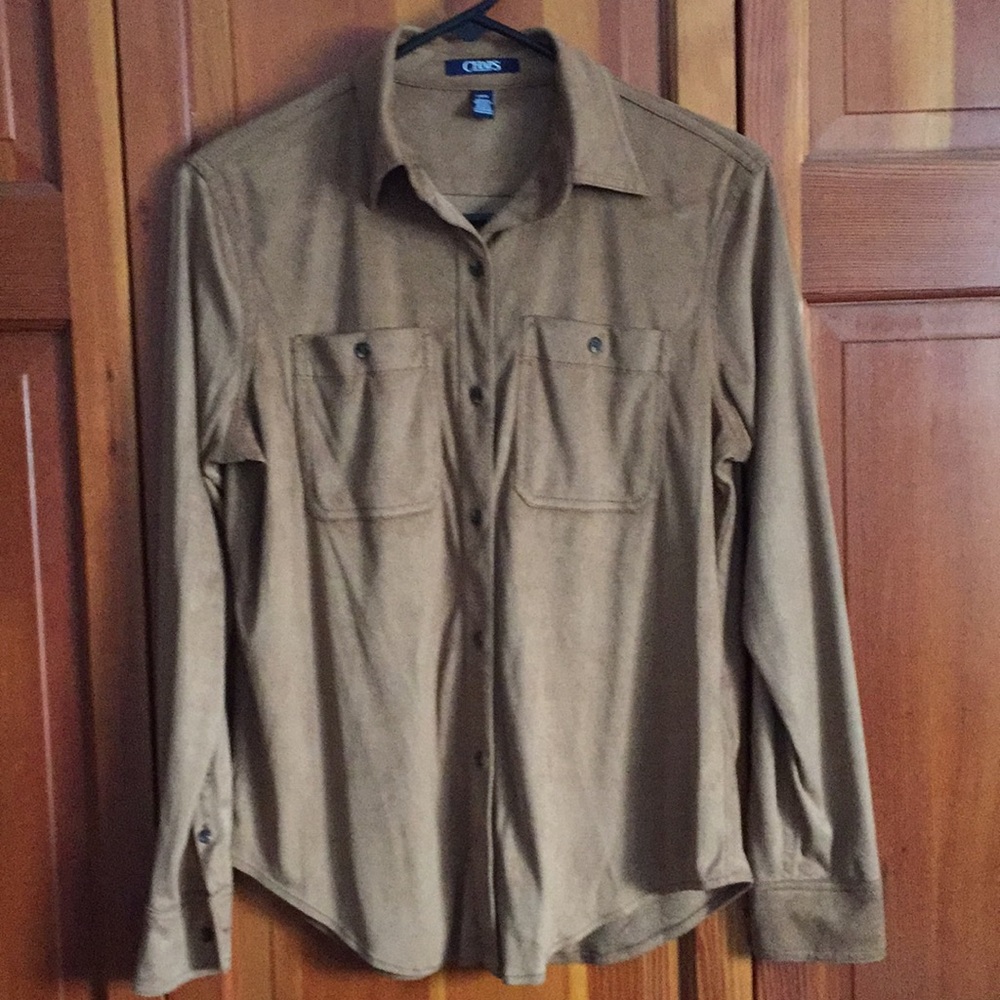 Chaps sueded top